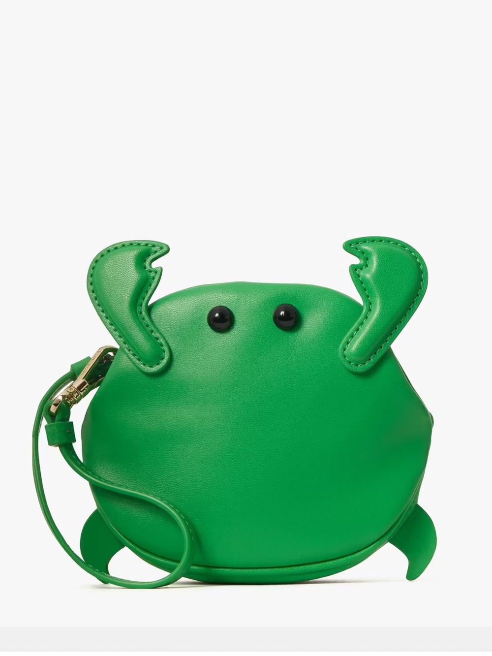 kate spade bright green crab crossbody bag